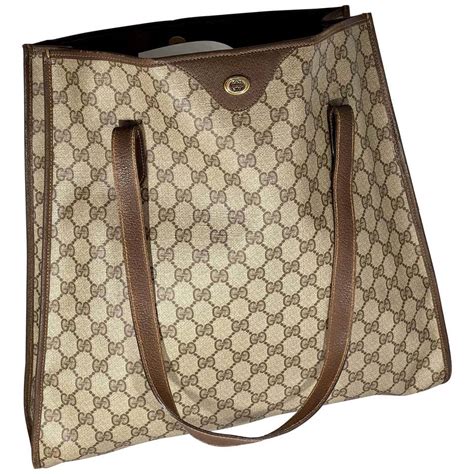 gucci canvas shopper bag|gucci extra large tote bag.